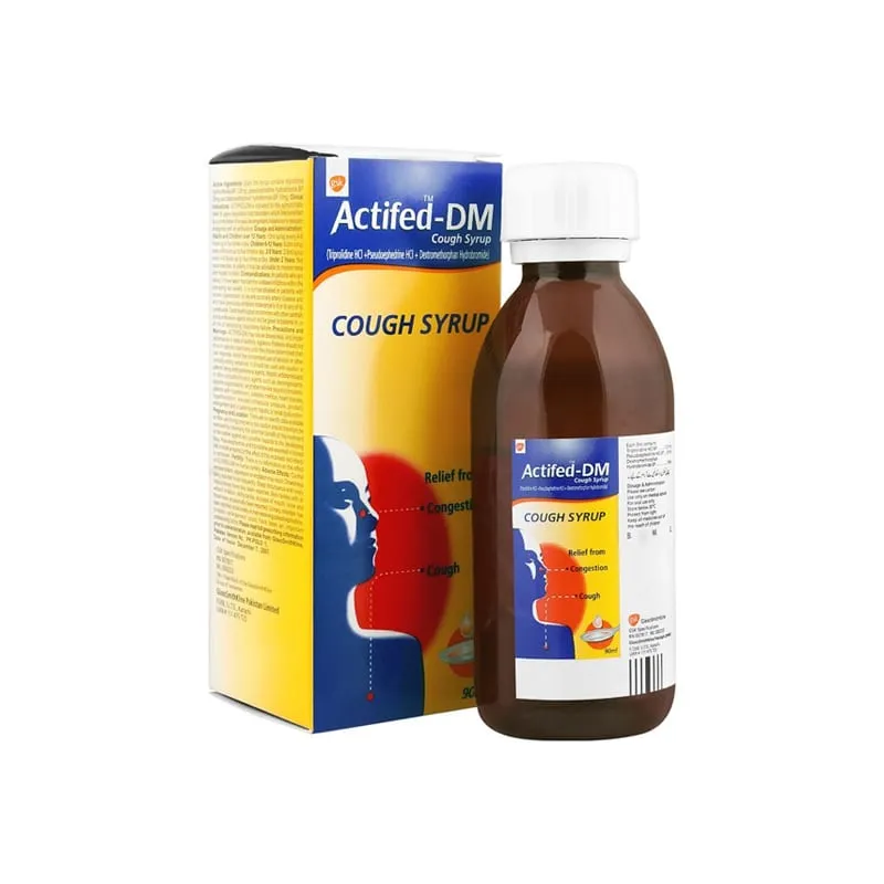 Actifed Dm Cough Syrup 90Ml